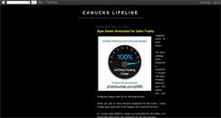 Desktop Screenshot of canuckslifeline.blogspot.com