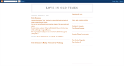 Desktop Screenshot of loveinoldtimes.blogspot.com