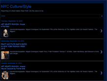 Tablet Screenshot of nycculturestyle.blogspot.com