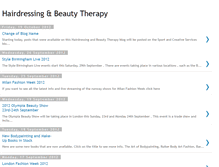 Tablet Screenshot of hairdressingbeautytherapy.blogspot.com