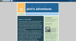 Desktop Screenshot of jennmizenadventures.blogspot.com