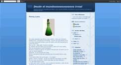 Desktop Screenshot of desdeelmundoirreal.blogspot.com