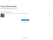 Tablet Screenshot of funnyofficepranks.blogspot.com