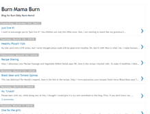 Tablet Screenshot of burnmamaburn.blogspot.com