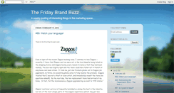 Desktop Screenshot of fridaybrandbuzz.blogspot.com