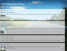 Tablet Screenshot of fridaybrandbuzz.blogspot.com