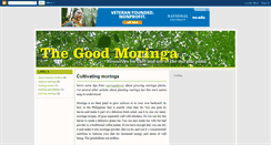 Desktop Screenshot of goodmoringa.blogspot.com