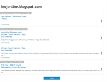 Tablet Screenshot of leojonline.blogspot.com