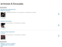 Tablet Screenshot of encoxadasyarrimones.blogspot.com