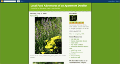 Desktop Screenshot of localfoodadventures.blogspot.com
