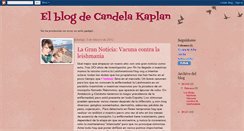 Desktop Screenshot of elblogdecandelakaplan.blogspot.com