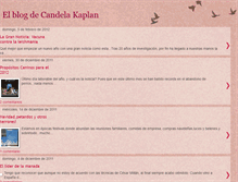 Tablet Screenshot of elblogdecandelakaplan.blogspot.com