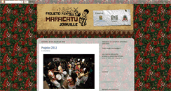 Desktop Screenshot of maracatujoinville.blogspot.com