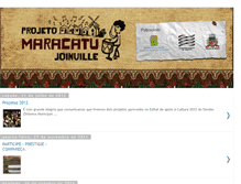 Tablet Screenshot of maracatujoinville.blogspot.com