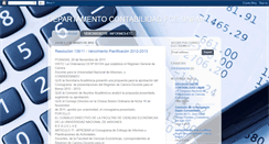 Desktop Screenshot of deptocontabilidad.blogspot.com