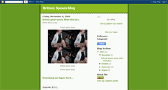 Desktop Screenshot of britneyspearsblog-pictut.blogspot.com