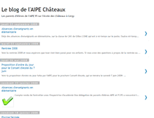 Tablet Screenshot of aipechateaux.blogspot.com