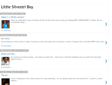 Tablet Screenshot of littlesilvestriboy.blogspot.com