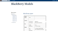 Desktop Screenshot of blackberry-models.blogspot.com