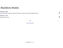 Tablet Screenshot of blackberry-models.blogspot.com