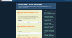 Desktop Screenshot of efrenzconnect-health-and-wellness.blogspot.com
