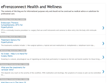 Tablet Screenshot of efrenzconnect-health-and-wellness.blogspot.com