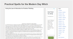 Desktop Screenshot of modern-witch.blogspot.com