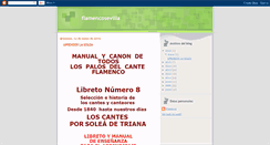 Desktop Screenshot of flamencosevilla.blogspot.com