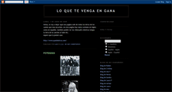 Desktop Screenshot of loquetevengaengana.blogspot.com