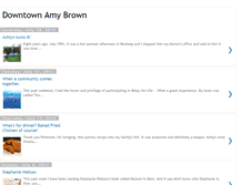 Tablet Screenshot of downtownamybrown.blogspot.com