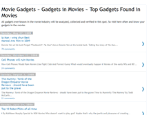 Tablet Screenshot of gadgets-in-movies.blogspot.com