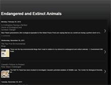 Tablet Screenshot of endangeredextinct.blogspot.com