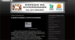 Desktop Screenshot of diversidade-alvorada.blogspot.com