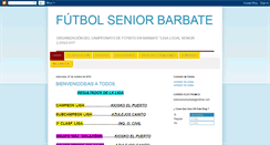 Desktop Screenshot of futbolseniorbarbate.blogspot.com