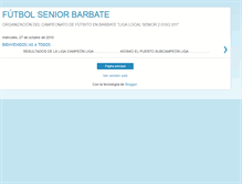 Tablet Screenshot of futbolseniorbarbate.blogspot.com