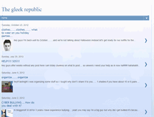 Tablet Screenshot of gleekrepublic.blogspot.com