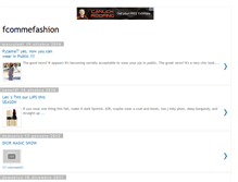 Tablet Screenshot of fcommefashion.blogspot.com