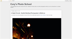 Desktop Screenshot of corysphotoschool.blogspot.com