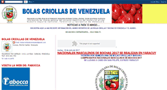 Desktop Screenshot of bolascriollasdevenezuela.blogspot.com