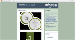 Desktop Screenshot of minervaarteenpapel.blogspot.com