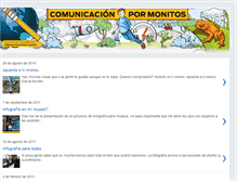 Tablet Screenshot of comunicacionpormonitos.blogspot.com