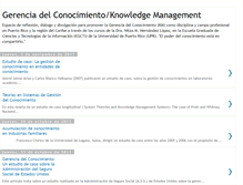 Tablet Screenshot of gerenciadelconocimientopr.blogspot.com