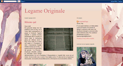 Desktop Screenshot of legameoriginale.blogspot.com