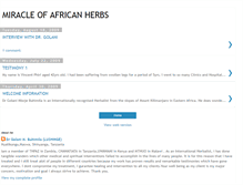 Tablet Screenshot of herbsafrica.blogspot.com