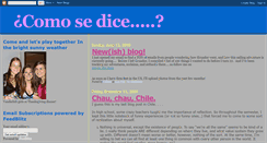 Desktop Screenshot of colleen-in-chile.blogspot.com