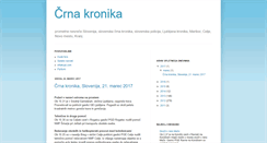 Desktop Screenshot of crna-kronika-slovenija.blogspot.com