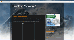 Desktop Screenshot of funfunvancouver.blogspot.com