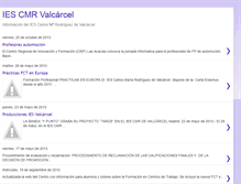 Tablet Screenshot of iesvalcarcel.blogspot.com