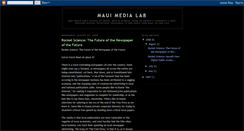 Desktop Screenshot of mauimedialab.blogspot.com