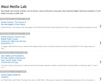 Tablet Screenshot of mauimedialab.blogspot.com